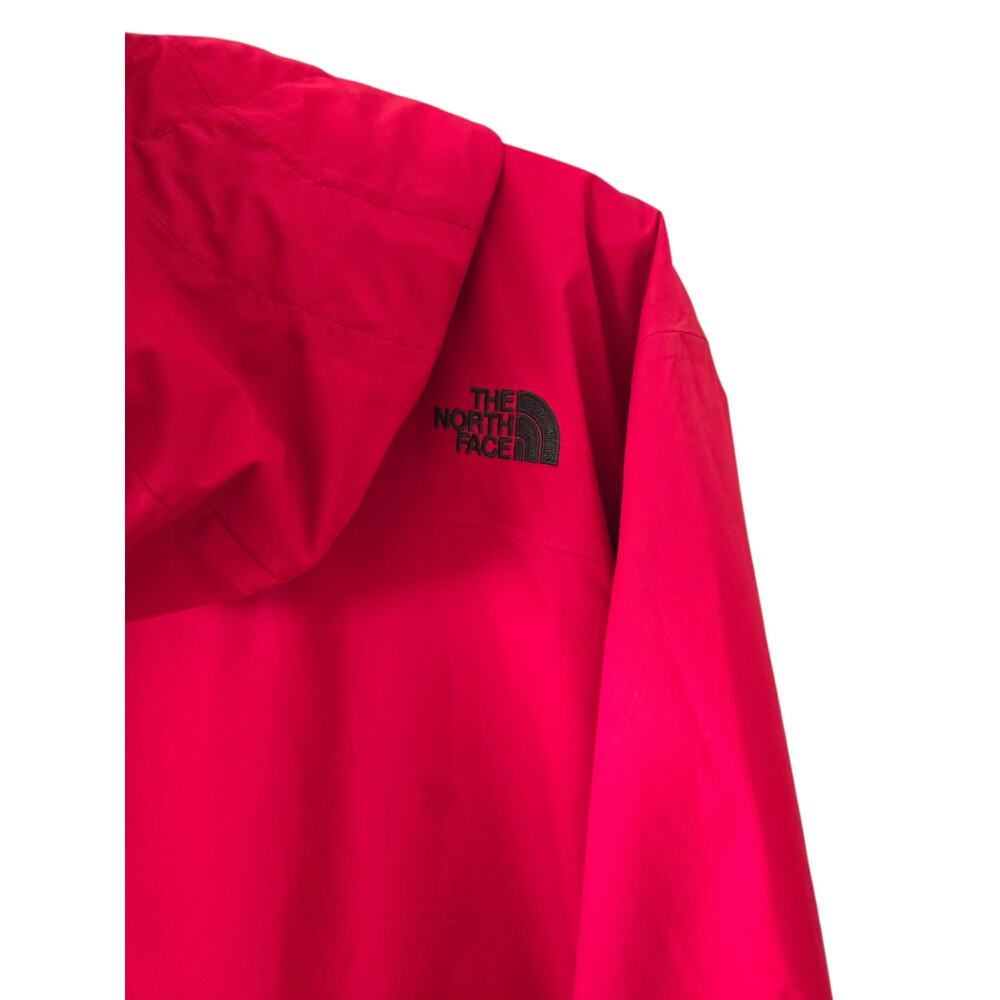 The North Face Dble Zip Lined Removable Hood Rain Jacket Size Mens S Womens M - Picture 5 of 11